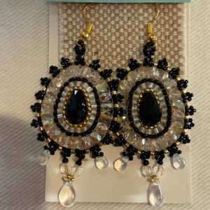 Hand beaded earrings